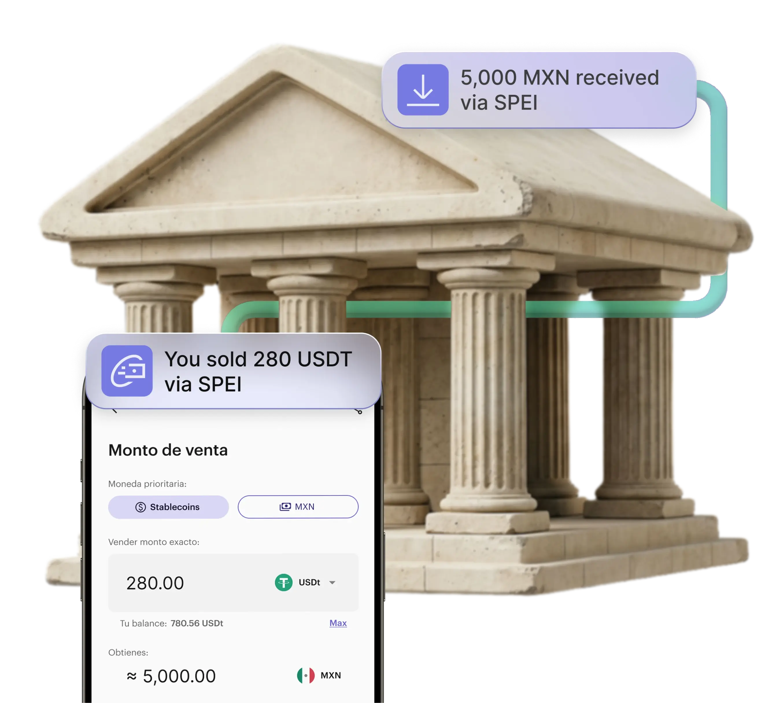 Ilustración de banca