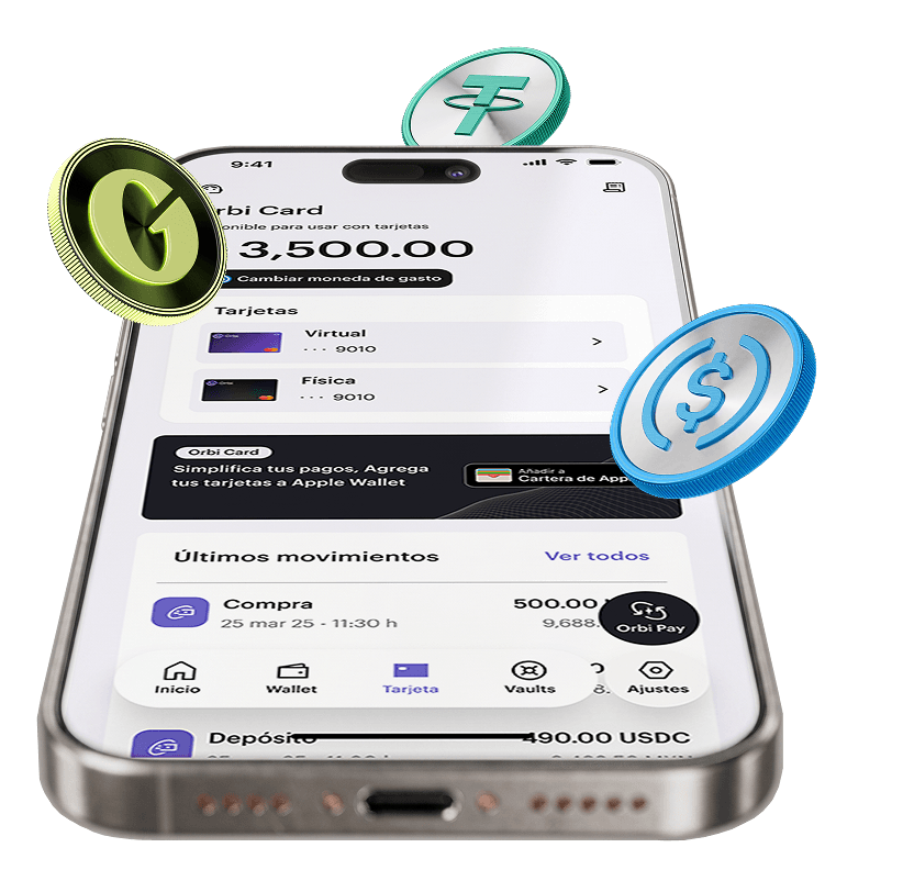 preview of orbi card features